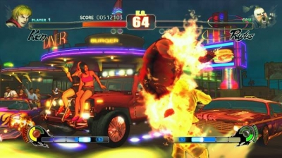 Screen ze hry Street Fighter IV