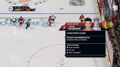 Screen ze hry NHL 10