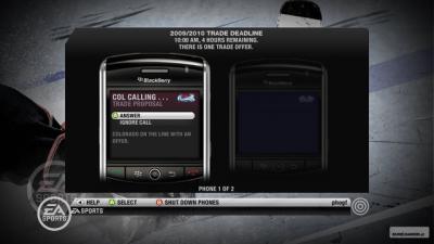 Screen ze hry NHL 10