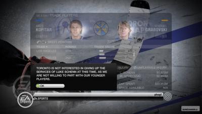 Screen ze hry NHL 10