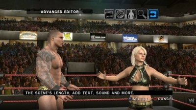 Screen ze hry WWE SmackDown vs. Raw 2010