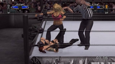 Screen ze hry WWE SmackDown vs. RAW 2007