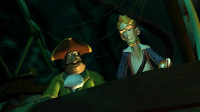 Screen ze hry Tales of Monkey Island Chapter 3: Lair of the Leviathan