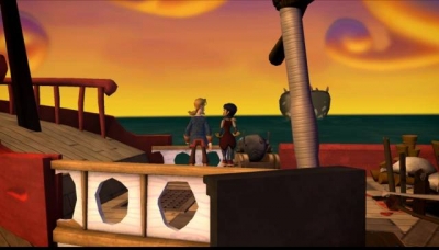 Screen ze hry Tales of Monkey Island Chapter 3: Lair of the Leviathan