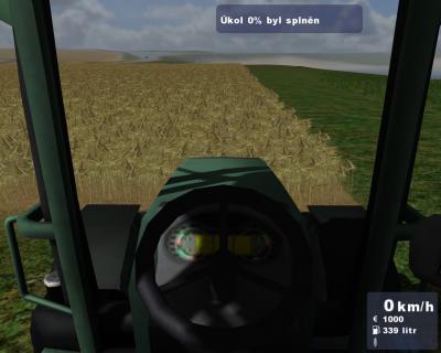 Screen ze hry TRAKTOR - Zetor Simultor 2009