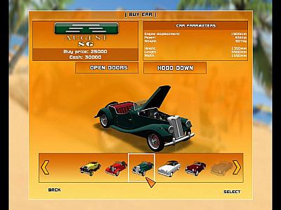 Screen ze hry Classic Car Racing