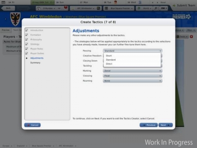 Screen ze hry Football Manager 2010