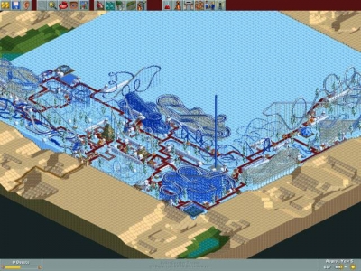 Screen ze hry Roller Coaster Tycoon