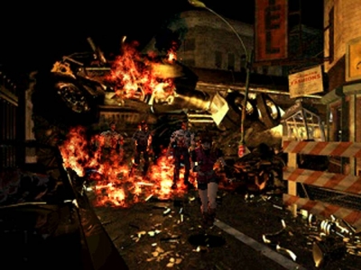 Screen ze hry Resident Evil 2