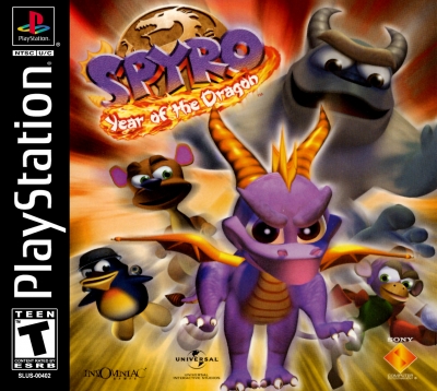 Obal hry Spyro: Year of the Dragon