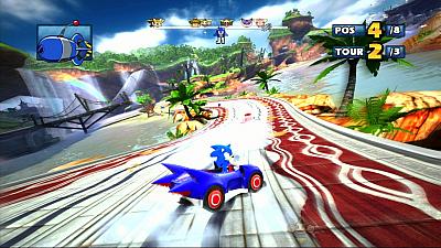 Screen ze hry Sonic & SEGA All-Stars Racing