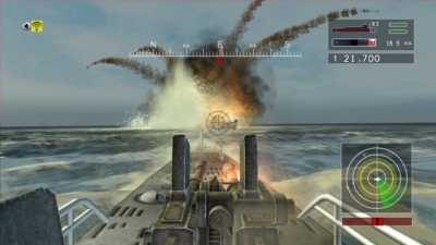 Screen ze hry Naval Assault: The Killing Tide