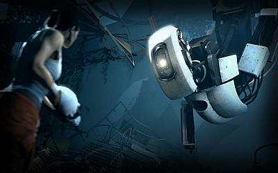 Screen ze hry Portal 2