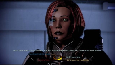 Screen ze hry Mass Effect 2