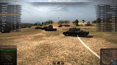 Screen ze hry World of Tanks