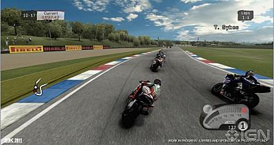 Screen ze hry SBK 2011