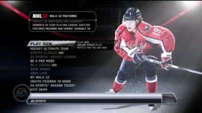 Screen ze hry NHL 12