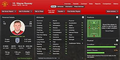 Screen ze hry Football Manager 2014