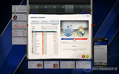 Screen ze hry FIFA Manager 12