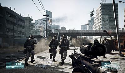 Screen ze hry Battlefield 3