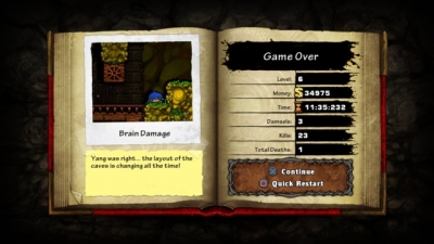 Screen ze hry Spelunky