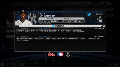Screen ze hry MLB 13: The Show