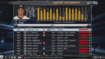 Screen ze hry MLB 13: The Show