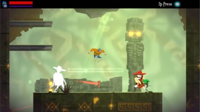 Screen ze hry Guacamelee!