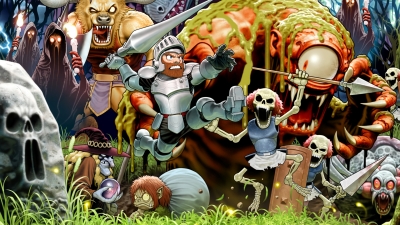 Artwork ke he Ultimate Ghosts n Goblins