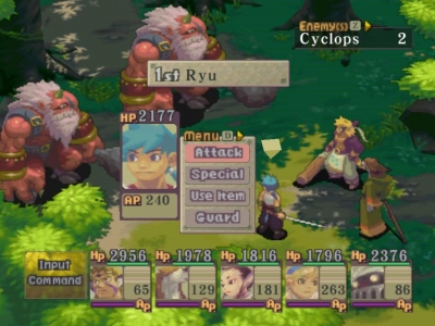 Screen ze hry Breath of Fire IV