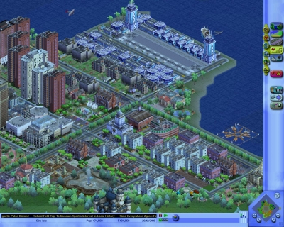 Screen ze hry SimCity 3000