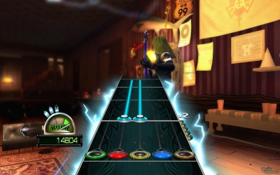 Screen ze hry Guitar Hero: World Tour