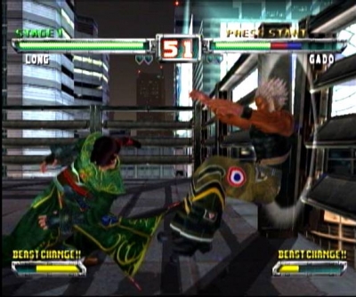 Screen ze hry Bloody Roar: Extreme