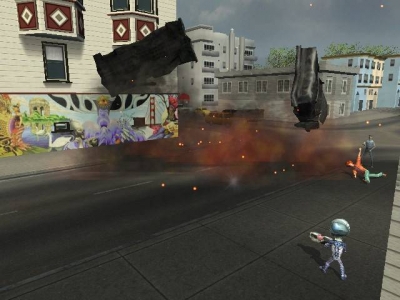 Screen ze hry Destroy All Humans! 2