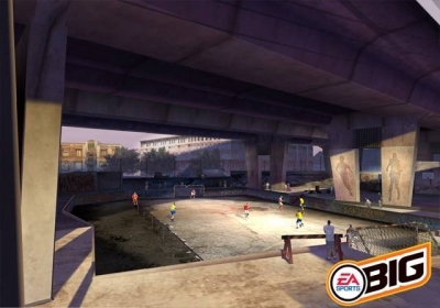 Screen ze hry FIFA Street