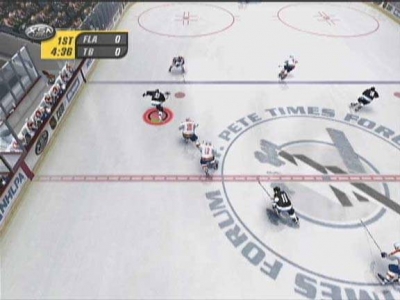 Screen ze hry NHL Rivals 2004