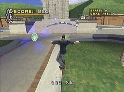 Screen ze hry Tony Hawks Pro Skater 4