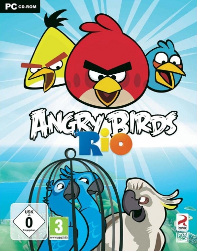 Obal hry Angry Birds Rio