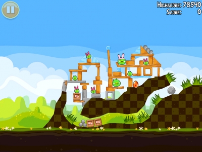 Screen ze hry Angry Birds Seasons