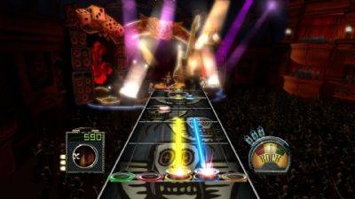 Screen ze hry Guitar Hero: Aerosmith