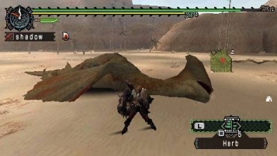 Screen ze hry Monster Hunter Freedom