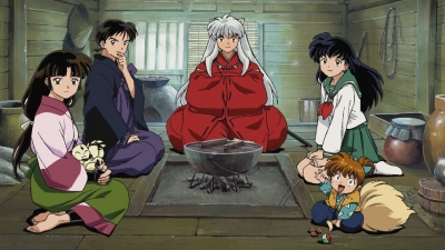 Artwork ke he InuYasha: The Secret of the Cursed Mask