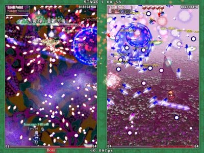 Screen ze hry Touhou 09 - Phantasmagoria of Flower View