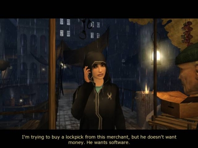 Screen ze hry Dreamfall: The Longest Journey