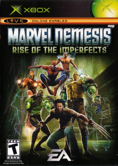 Obal hry Marvel Nemesis: Rise of the Imperfects