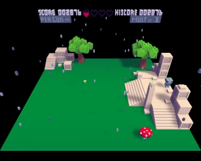 Screen ze hry Voxatron