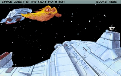 Screen ze hry Space Quest V: The Next Mutation