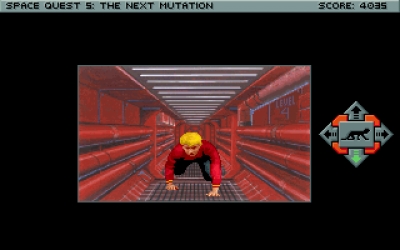 Screen ze hry Space Quest V: The Next Mutation