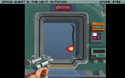 Screen ze hry Space Quest V: The Next Mutation