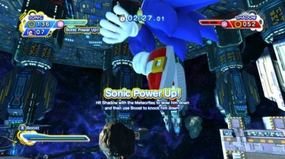 Screen ze hry Sonic Generations